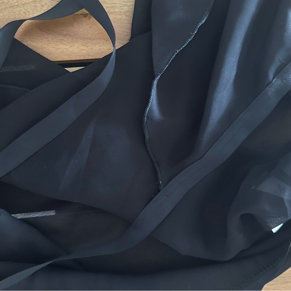 Capezio black mesh wrap dance skirt - Picture 5 of 6